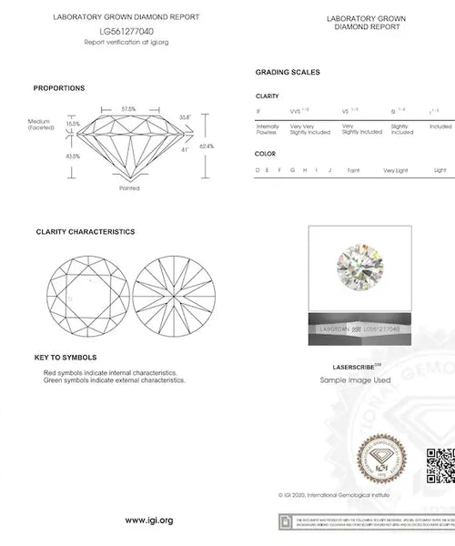 Timeless Radiance: 2.76 CT Round Brilliant Channel-Set Engagement Ring in White Gold
