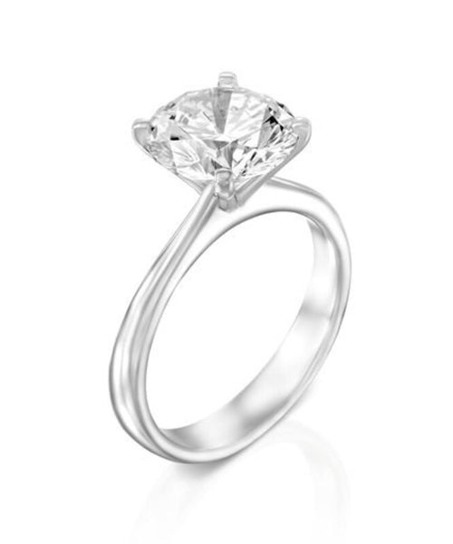 Breathtaking Brilliance: F Color 3.3 CT Diamond Solitaire by MY Diamond Collection.