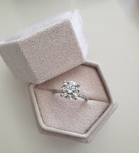 Timeless Radiance: 2.76 CT Round Brilliant Channel-Set Engagement Ring in White Gold