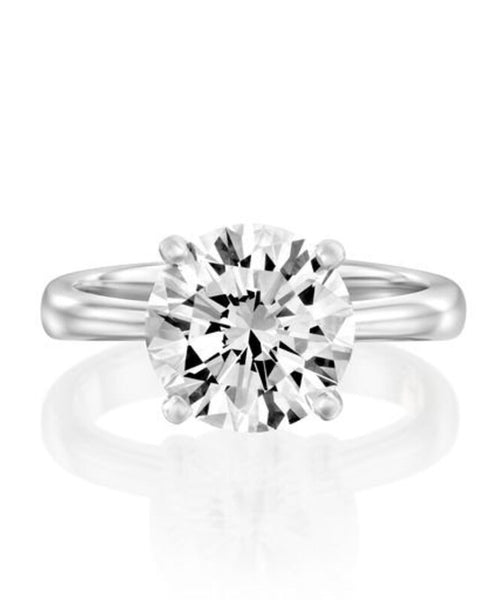 Breathtaking Brilliance: F Color 3.3 CT Diamond Solitaire by MY Diamond Collection.